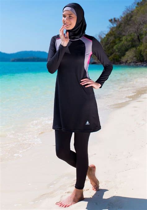 Black Swimming Suit For Burkini Muslim Fashion Swimwear Women Swimsuit