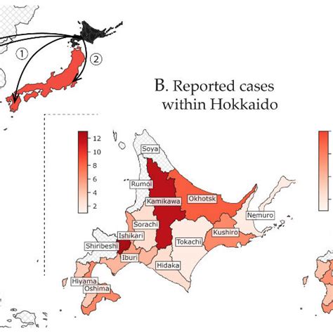 Geographical Distribution Of Confirmed Cases Linked To Hokkaido By
