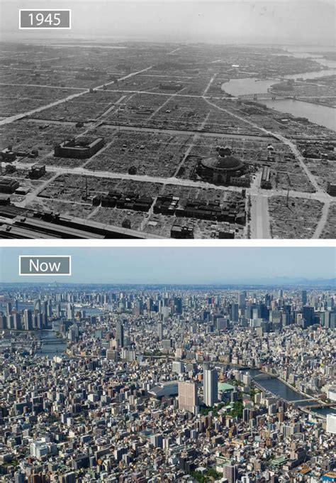 22 Jaw Dropping Before And After Pics Showing How Famous Cities Have