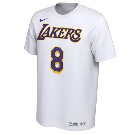 Nike Kobe Bryant Los Angeles Lakers Dri Fit Nba T Shirt In White For Men Lyst