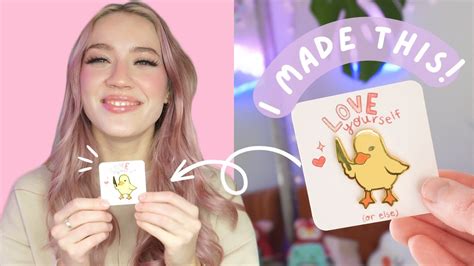 How I Made My First Enamel Pin Youtube