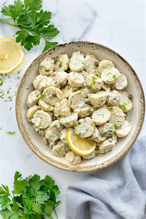 Dill Potato Salad Recipe Deliciously Creamy Video Cubes N Juliennes