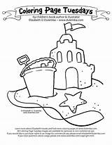 Sandcastle Coloring Drawing Tuesday Sand Cliparts Dulemba Castle Clipart Getdrawings Sandbox Beach Library Sandcastles Building Draw Favorites sketch template