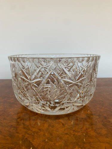 Antique Edwardian Cut Glass Fruit Bowl S For Sale At Pamono