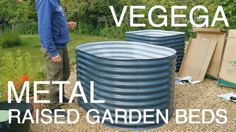 Vegega Garden Raised Beds 32 Corrugated Metal Raised Beds Youtube