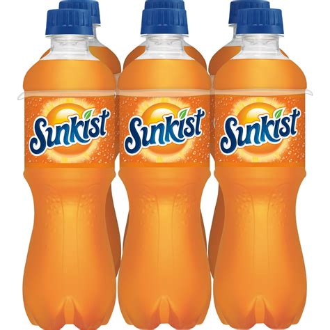 Sunkist Orange Soda 16 Fl Oz Bottles 6 Pack