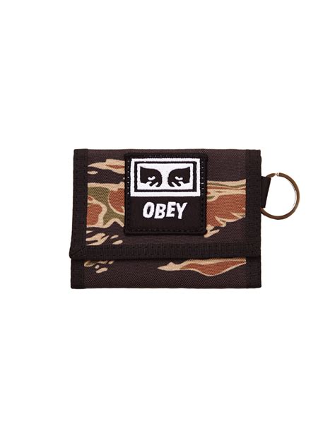 Drop Out Trifold Wallet Obey Clothing Uk