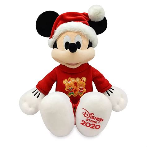 Disney Store Mickey Mouse Christmas Plush Toy Exclusive 2020 Limited New