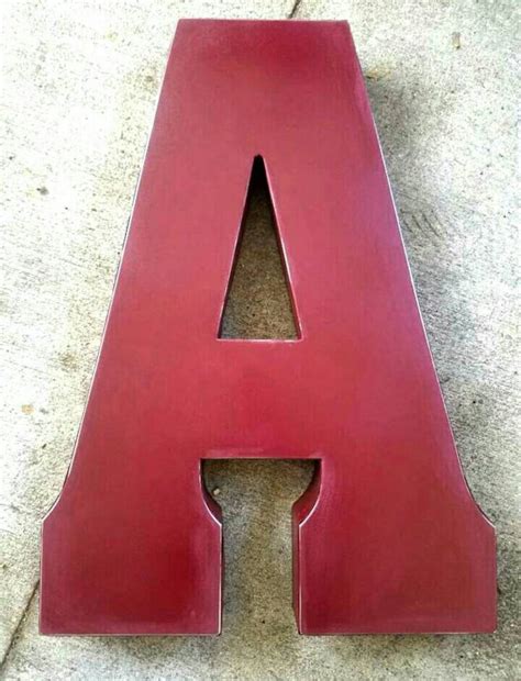 Custom Galvanized Metal Letters Large 20 Inch Letter Etsy