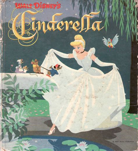 Vintage 1950 Walt Disneys Cinderella Cozy Corner Book Walt Disney