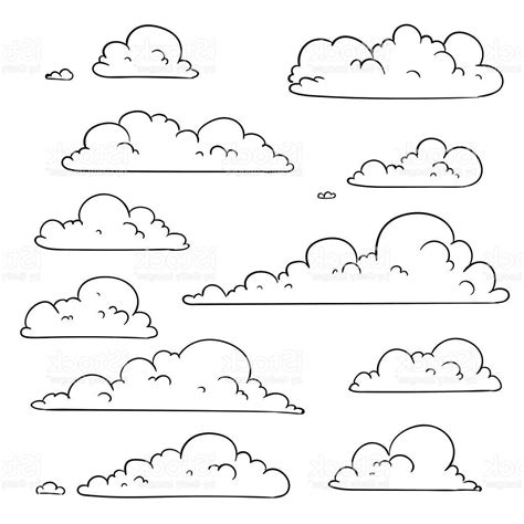 Cloud Line Drawing At Explore Collection Of Cloud