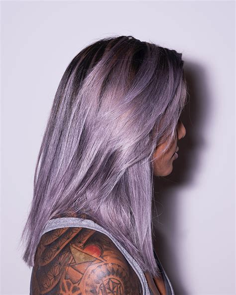 How To Fade Purple Hair To Silver Or White Safely No Bleach