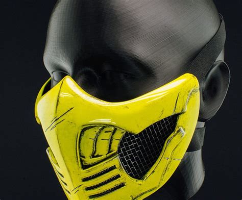 Scorpion Mortal Kombat X Mask