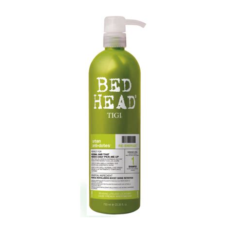 Tigi Bed Head Urban Antidotes Shampoo Re Energize 750 Ml Shampoo