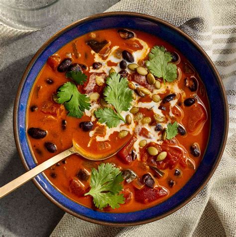 Pumpkin And Black Bean Soup Recipe Eatingwell