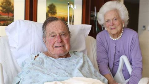Former President George Hw Bush Hospitalized As Precaution