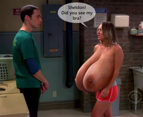 Post Bigboobscelebrity Fakes Jim Parsons Kaley Cuoco Penny Sheldon Cooper The Big Bang