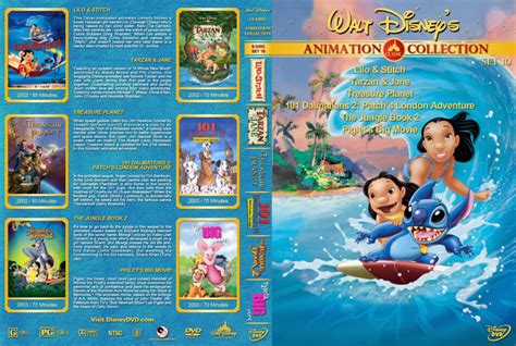 Walt Disneys Classic Animation Set 10 Dvd Cover 2002 2003 R1 Custom