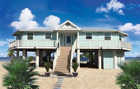 Find small coastal cottages, waterfront craftsman home designs & more! Piling, pier, stilt houses hurricane & coastal home plans