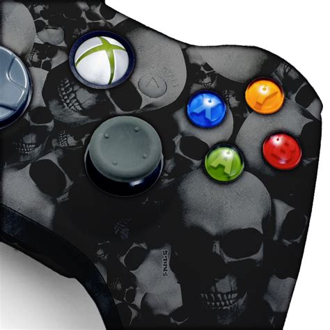 Xbox 360 Modded Controller Glow In The Dark Skull