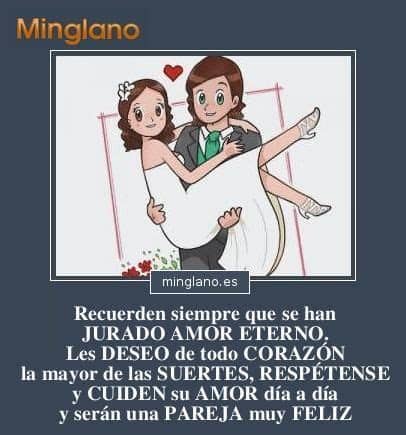Ganhar o respeito de pessoas inteligentes; Palabras de felicitaciones para los novios ...