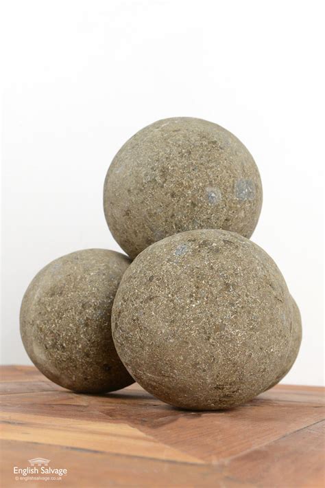 Decorative natural stone garden spheres