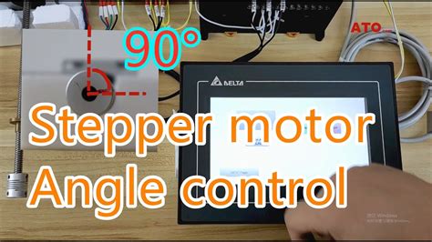 Rotation Angle Control Of Stepper Motor Youtube