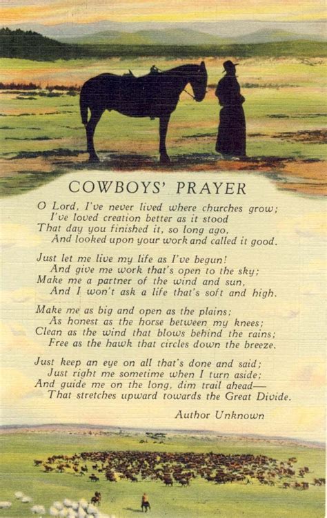 Cowgirl Prayer Poem