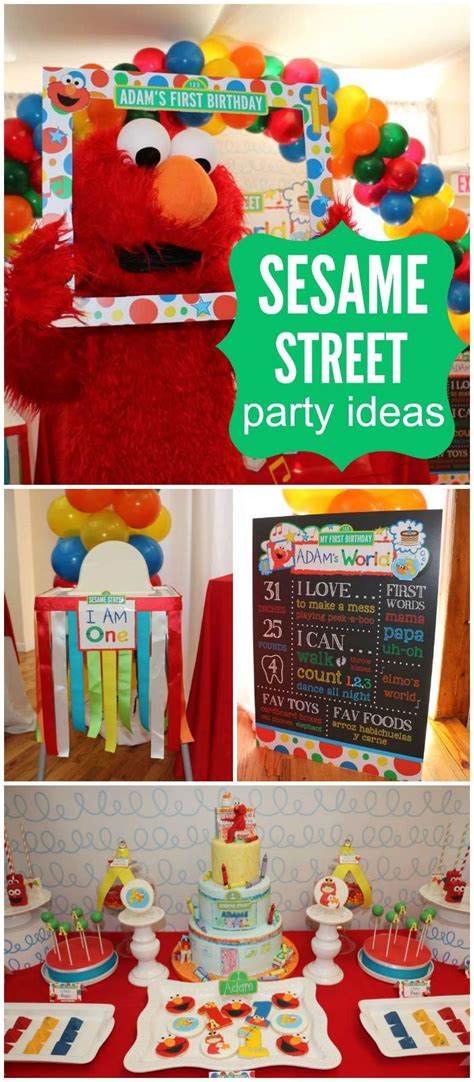 Check Out This Elmos World Sesame Street Birthday Party See More