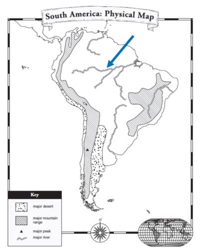 Latin America Physical Features Map And Terms Flashcards Quizlet