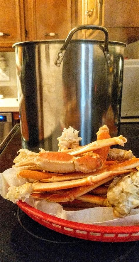 Tonight For Dinner I Boiled Some Of The Fremont Fish Market Snow Crab