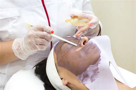 Process Of Massage And Facials Stock Image Image Of Care Beautician 77864277