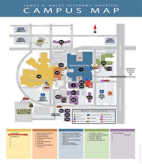 Facility Maps And Directory James A Haley Veterans
