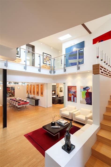 Expansive Interior Volume Residential Interior Design House Design Home