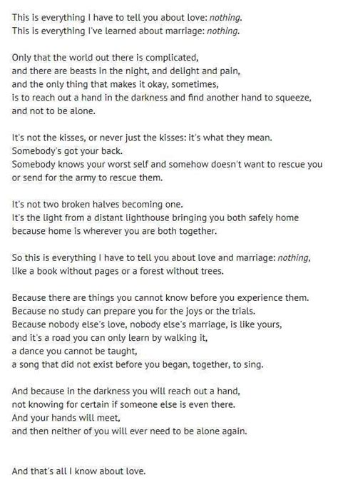 Neil Gaimans Recent Poem He Read At A Friends Wedding Imgur Love