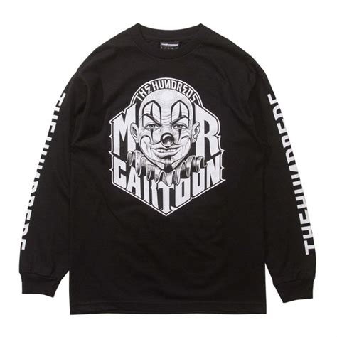 The Hundreds X Mister Cartoon Letters Long Sleeve T Shirt Clothing