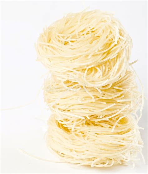 Vermicelli Pasta Nests Stock Photo Image Of Starch Ingredient 19699558