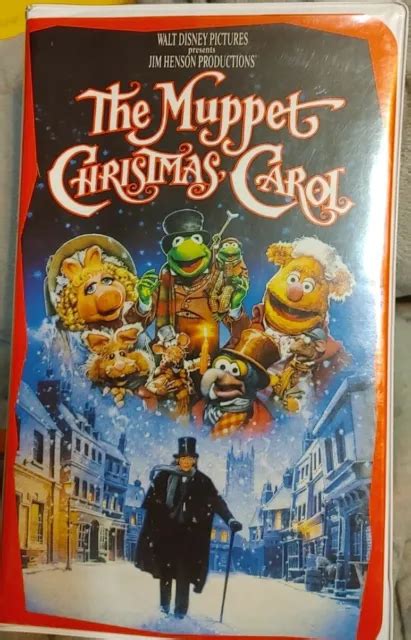 The Muppet Christmas Carol Disney Vhs Movie Clamshell Estate Item As Is
