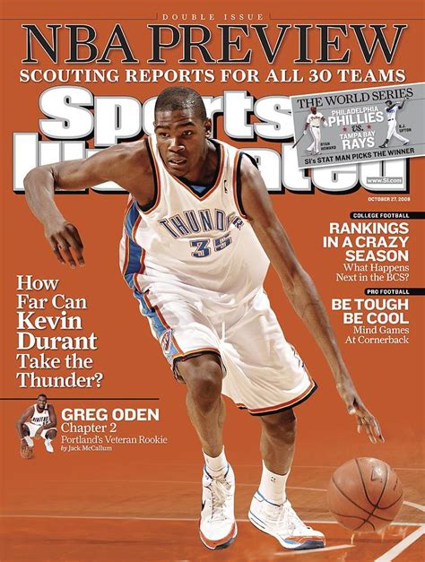 Oklahoma City Thunder Kevin Durant Sports Illustrated Cover