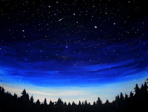 How To Draw A Beautiful Night Sky Maher Wasublivis