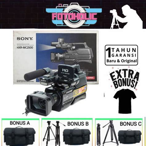 promo sony camcorder hxr mc 2500 sony mc2500 kamera shooting resmi camcorder only jakarta