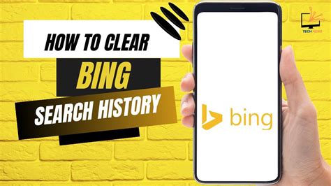 How To Delete Bing Search History Clear Search History In Bing Youtube