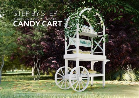 Candy Cart Plans 25 X60 Step By Step Instructions Etsy Singapore
