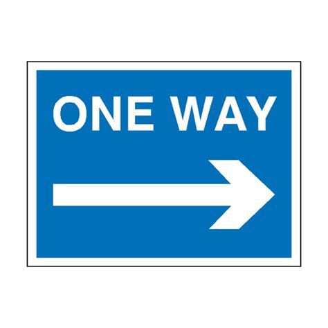 One Way Arrow Right Traffic Sign Pvc Safety Signs