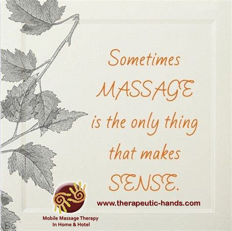 Everyone Loves A Good Massage Apart From Releasing Tension Built Up Over The Course Of The Day