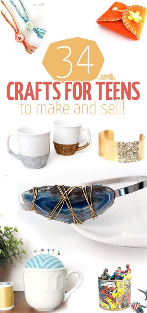 34 Cool Crafts For Teens To Make And Sell Functional Crafts Crafts