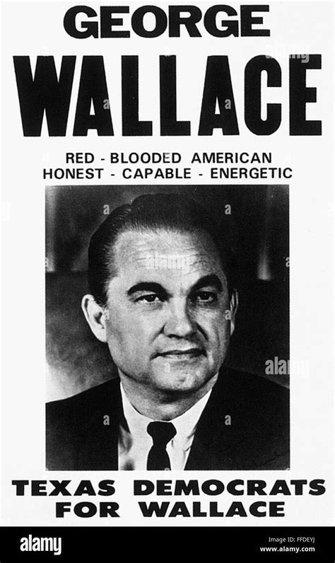 Wallace Campaign 1968 Ncampaign Poster 1968 Supporting George