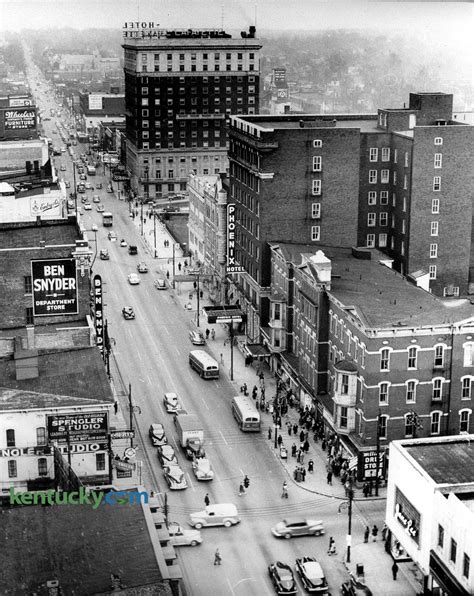 Main Street Downtown Lexington 1949 Kentucky Photo Archive