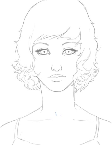 Female Face Sketch Reference ~ Human Face Drawing At