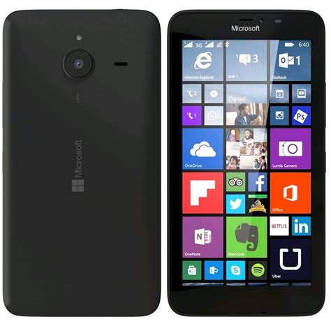 Nokia Lumia 640 Xl Black Atandt Unlocked Windows Smartphone Used